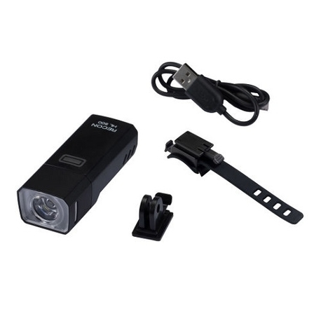 Luz delantera recon hl 500 negro