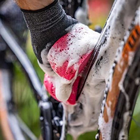 Esponja para bici Muc-off microcélulas rosa