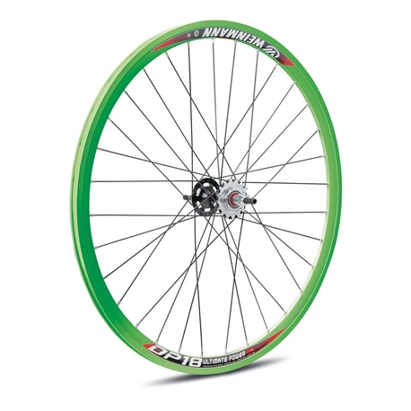 RUEDA PISTA DP-18 VERDE BUJE NEGRO DEL