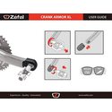 Protector Xl Zefal para biela negro