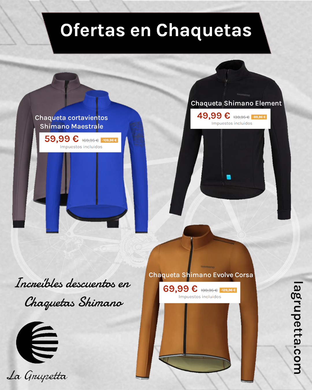 Oferta chaquetas